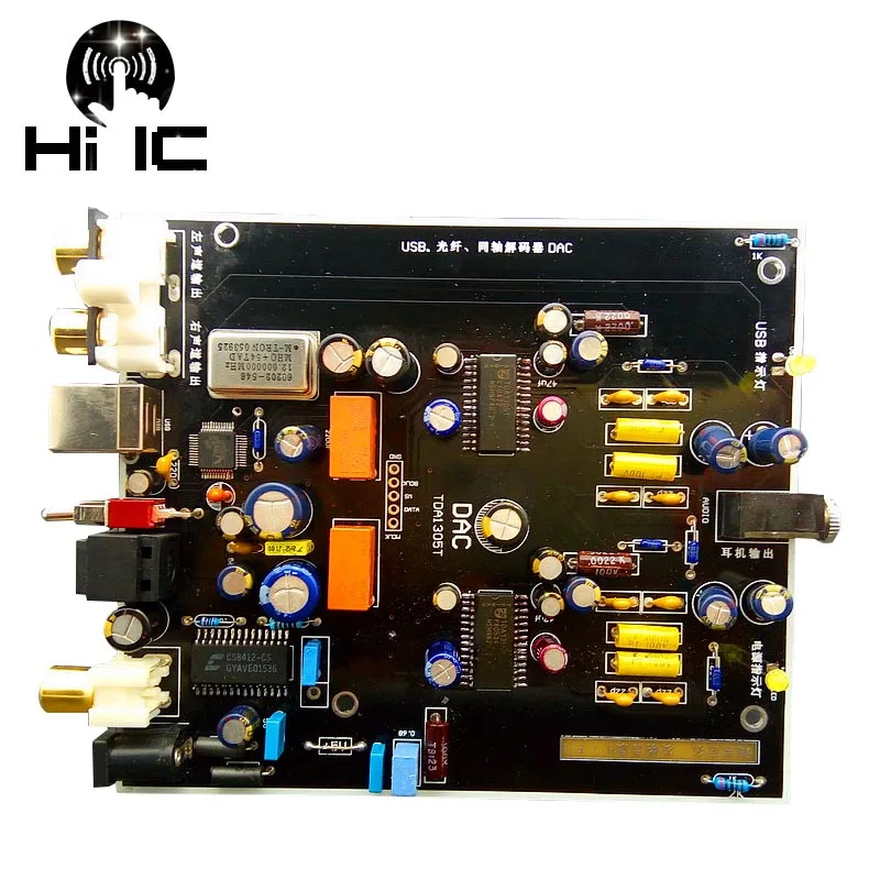 HiFi Цифровой аудио декодер TDA1305T DAC вход OTG/USB/коаксиальный/оптический выход RCA/3,5 мм усилитель DIY звуковая карта