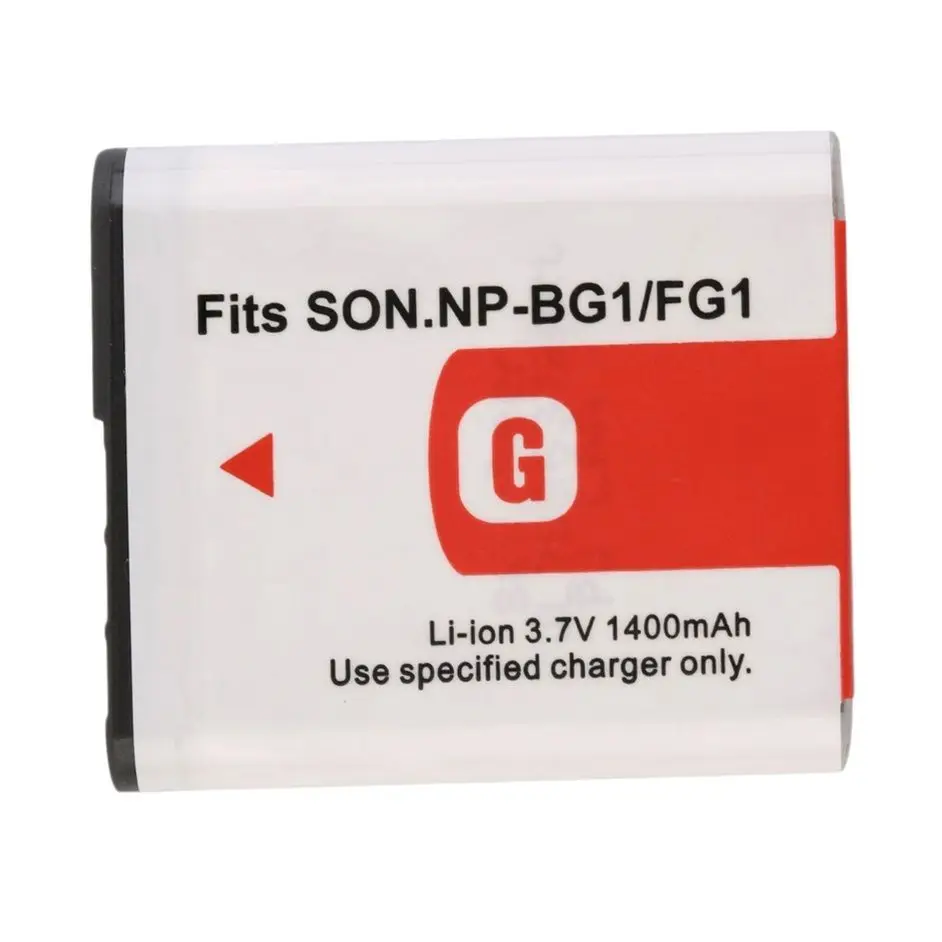 GTF 2 шт. 3 7 в 1400 мАч сменный литий ионный аккумулятор для Sony NP BG1/FG1 аккумуляторная