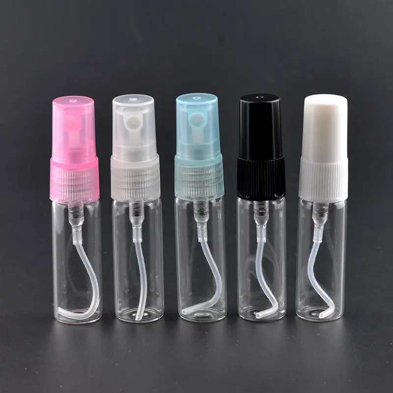 5ml Mini Perfume Bottle Clear Glass Spray Bottle Cosmetic Bottles Container&Glass Spray Atomizers Clear Perfume Bottle