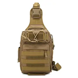 Открытый тактический нагрудный Мешок Камуфляж охотничья сумка через плечо в армейском стиле Кемпинг Рыбалка Многофункциональный Рюкзак
