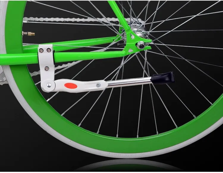 1 шт., алюминиевая велосипедная подножка, высокопрочная подставка для велосипеда, аксессуар для велосипеда, задняя боковая подножка для горного и шоссейного велосипеда