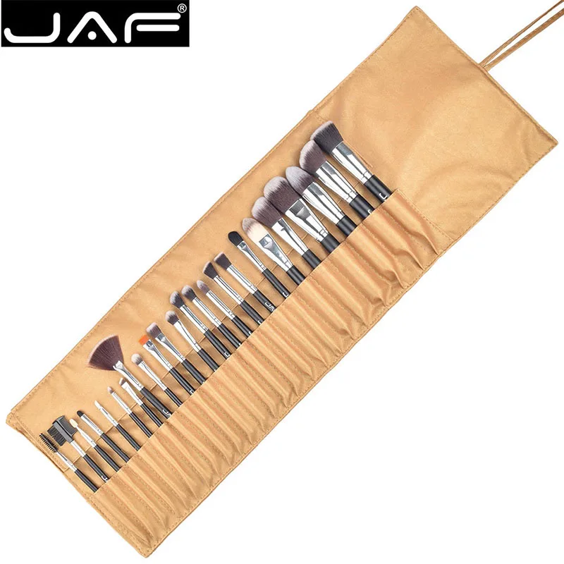 JAF Makeup Brushes 15 pcs Black 2017 New Arrival Foundation Blending Blush Eyeshadow Brush Beauty Cosmetic Tool Set (3)