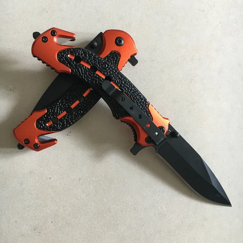 

Cold Model 216 Knife 7Cr17 Stainless Steel Blade Aluminum Handle Tactical Folding Pocket knife Outdoor Camping Survival Tools