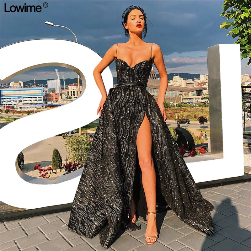 

Free Shipping Silver Glitter Celebrity Dresses Sexy Spaghetti Strap Red Carpet Celebrity Dresses vestido de festa longo 2019