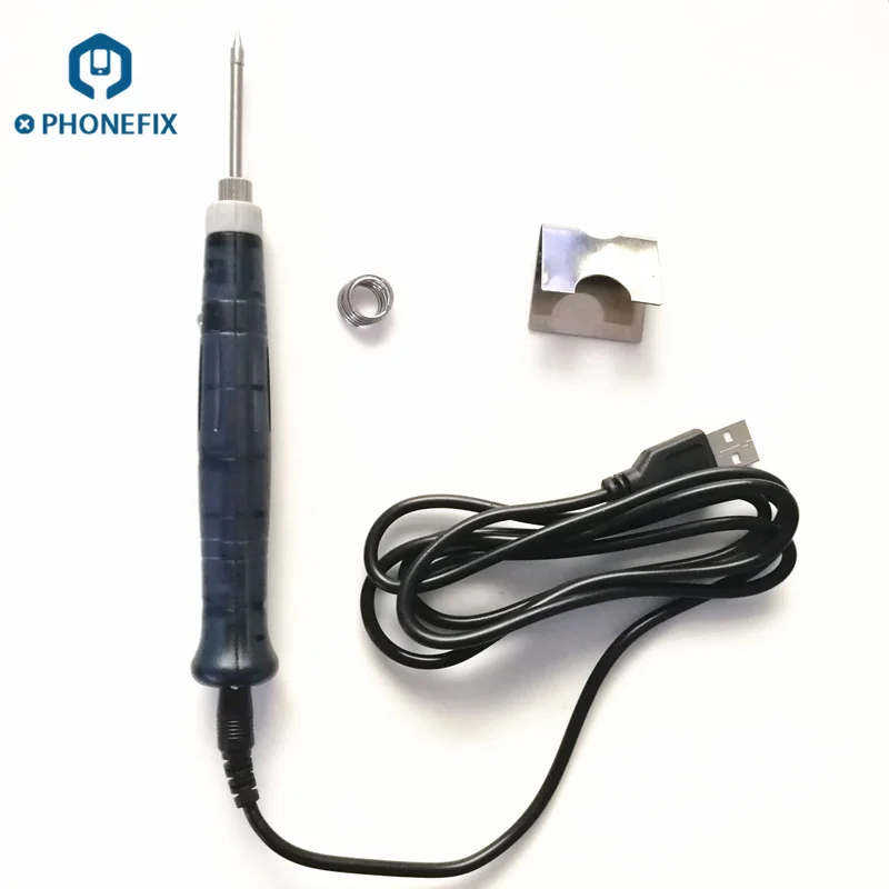 Электрический паяльник 8 Вт 5 В с питанием от USB сварочный пистолет ручка для