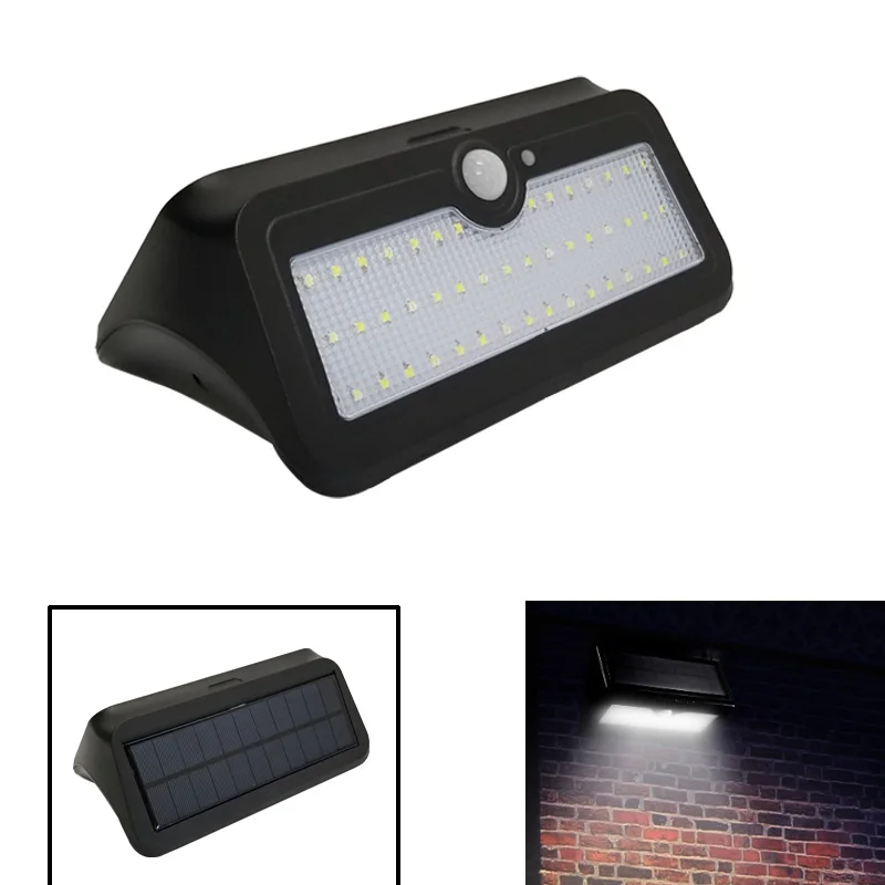 

46 LEDs Solar Powered Lights Outdoor Wireless Motion Sensor Lighting Security Waterproof Wall Spotlights Street Pathway Lighting