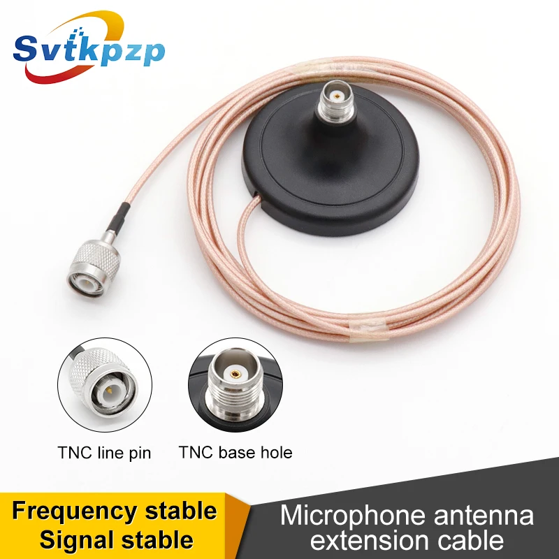 

TNC Microphone Antenna Extension Cable for Professional Wireless Microphone System Signal Amplifier External Antenna Cable