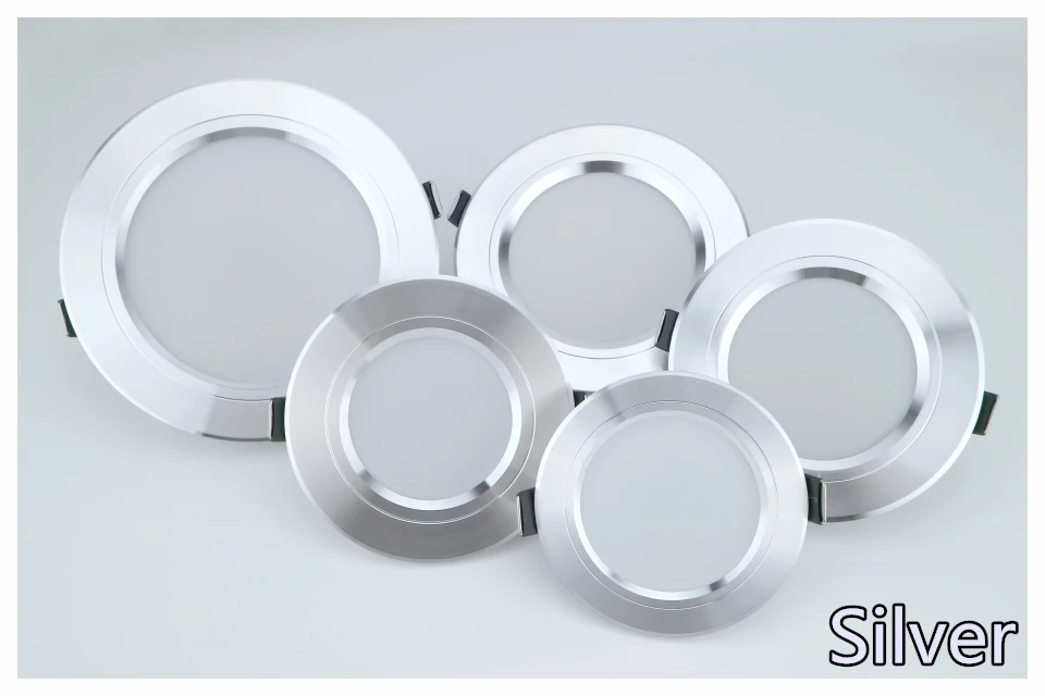 LED Downlight Ceiling White/Warm white 5W 9W 12W 15W 18W led Ceiling lamp Round Recessed AC 220V 230V 240V New type Downlight