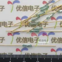 50 шт. геркон/магнитный переключатель/посеребренные 1.8*7 мм нормально открытый модуль датчика