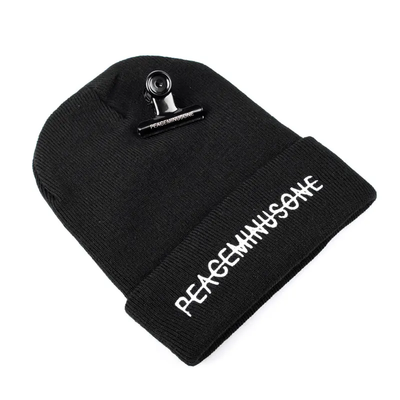 KPOP BIGBANG GD gdragon PEACEMINUSONE knitted hat embroidery style fashion Unisex hat for Adult  Fashion New (7)