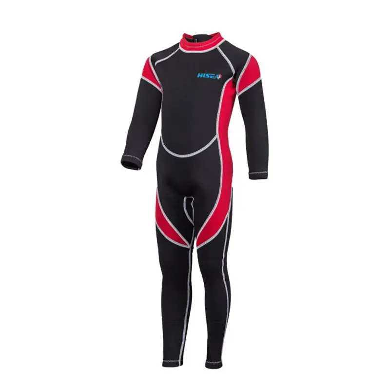 

2.5MM One-Piece Wetsuits Neoprene Wetsuits 20-50 kg Kids Swimwears Long Sleeves Boys Girls Surfingwear Children Rash Guards