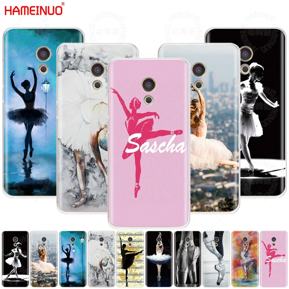 

Ballet Dance Girl Ballerina slippers Cover phone Case for Meizu M6 M5 M5S M2 M3 M3S MX4 MX5 MX6 PRO 6 5 U10 U20 note plus