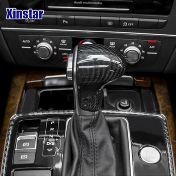 

Carbon fiber car gear shift decoration sticker for audi A4 A5 A6 A7 Q5 S6 S7 Q7