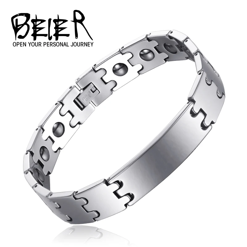 Браслет цепь из 100% вольфрама Beier магнитный браслет с гематитом для мужчин и