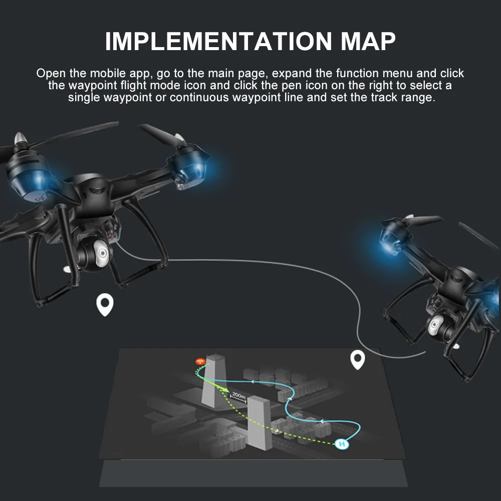 LH-X38G Дрон Двойной GPS wifi FPV Дрон с 1080P HD камерой Дистанционное управление вертолет RC Квадрокоптер+ рюкзак профессиональный беспилотник