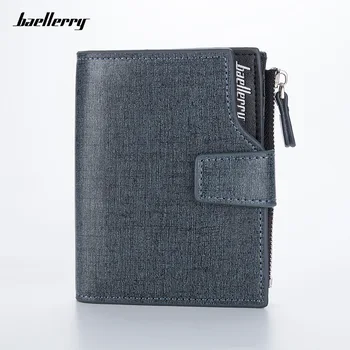 

HOT! Men Wallet Genuine Card Holder Short Wallet Luxury Man Purse Brand Card Case Casual Standard Wallets men