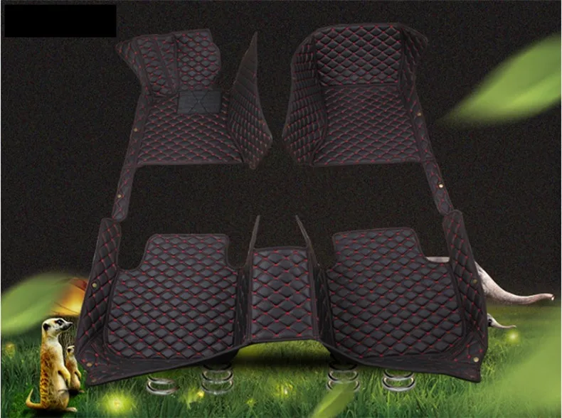 

For Hyundai TUCSON 2015-2018 Floor Mats Auto Foot Carpets Car Step Mats High Quality Brand New Embroidery Leather Mats