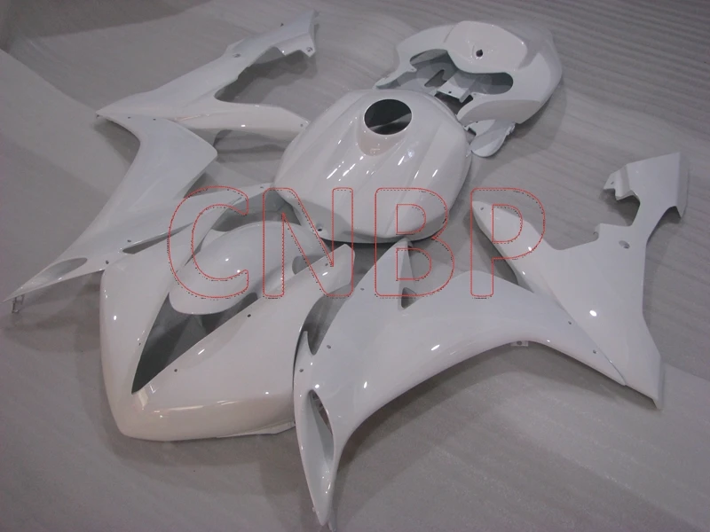 Обтекатели для YAMAHA YZFR1 2004 2006 Racing глянцевые белые YZF R1 04 05 Пластиковые обтекатели