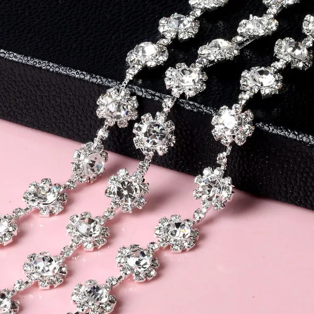 Aliexpress.com : Buy Factory direct sales! Korean welding Rhinestone chain code DIY Wedding