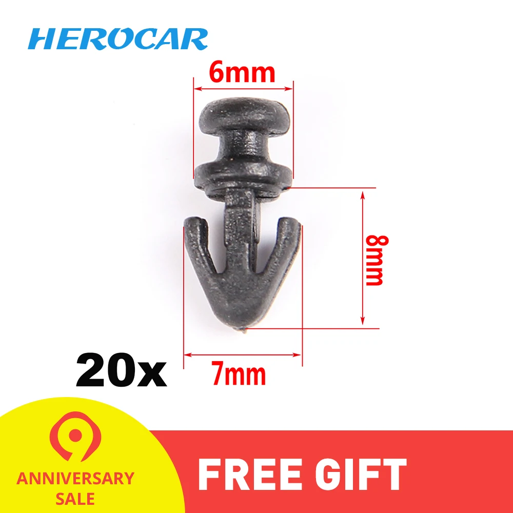 In Stock New 20x For Ford Mondeo Door Seal Clips For Sill / Lower