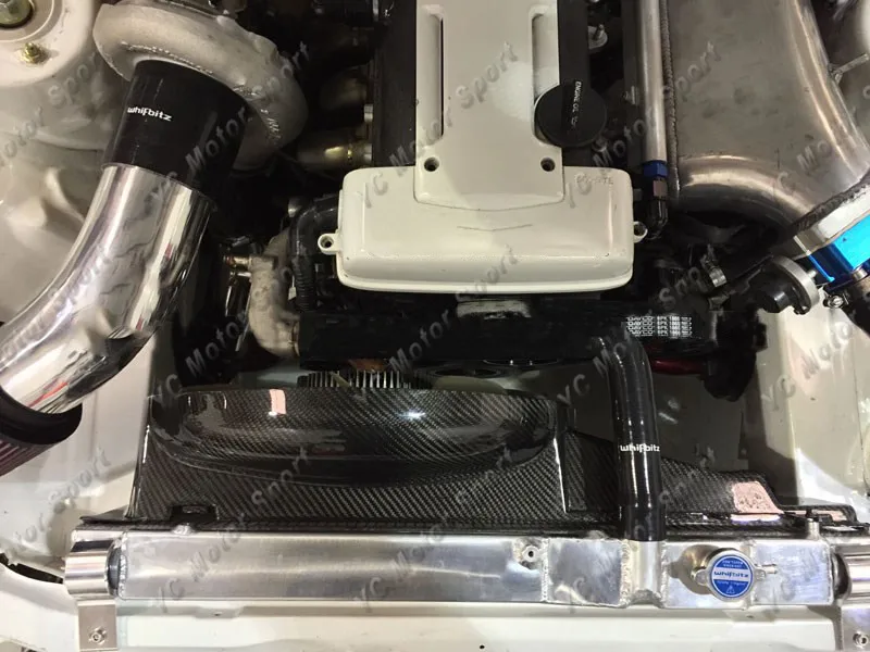 1993-1998 Toyota Supra MK4 Radiator Fan Cover CF (19)