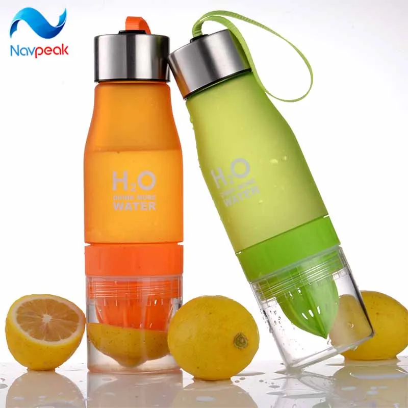 2018 New Xmas Gift 650ml Water Bottle plastic Outdoor Sports Juice