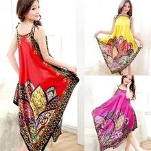 Hot Sexy Dress Colorful Ladies Nightwear Babydoll Lingerie Women Satin Sleepshirts Silk Nightie