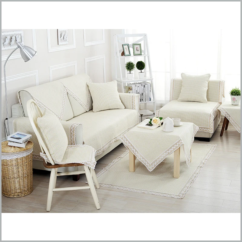 100 Cotton Sofa Cover Non Slip Pastoral capa de sofa Fabric cover funda sofa Slipcover Printed
