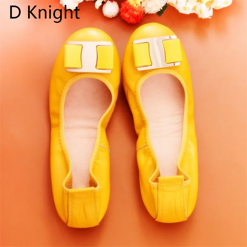 New Spring Summer Slip On Flat Shoes Women Comfortable Gennuine Leather Ballet Shoes Female Casual Flats Woman Loafers Big Size (9)