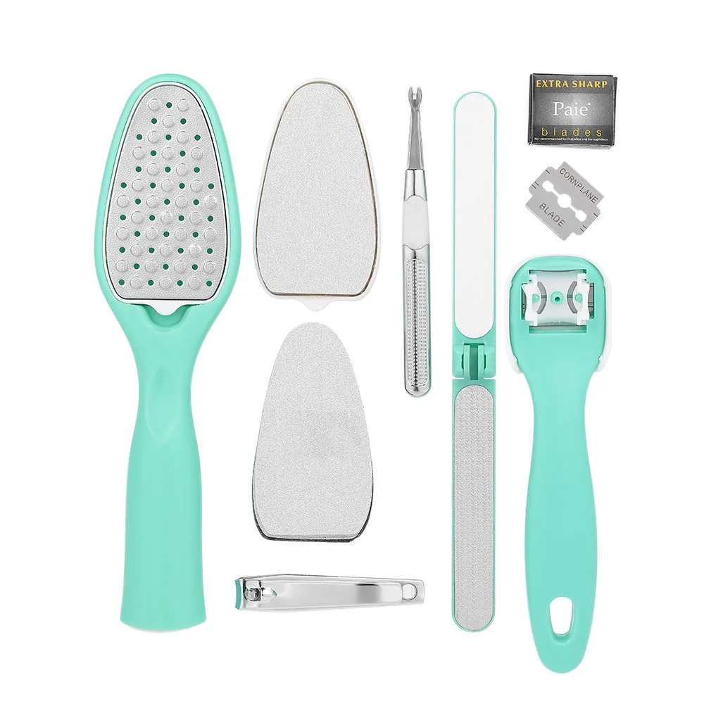 

8pcs/set Foot Rasp Kit File Pedicure Tools Callus Coarse Cuticle Dead Skin Remover Foot Care