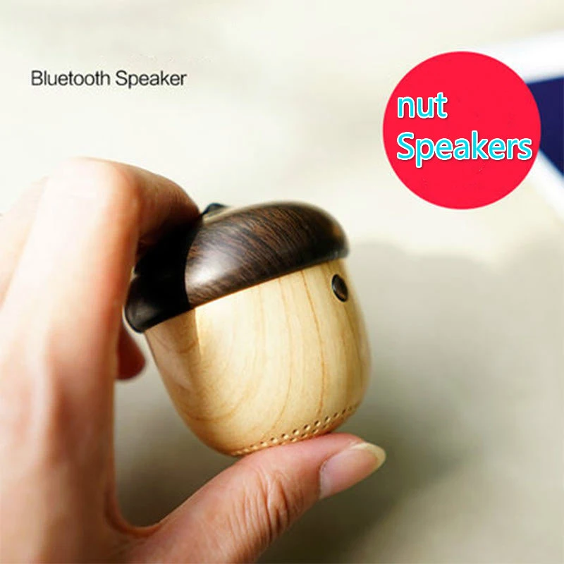 Podofo мини bluetooth динамик беспроводные портативные колонки милые гайки уникальный