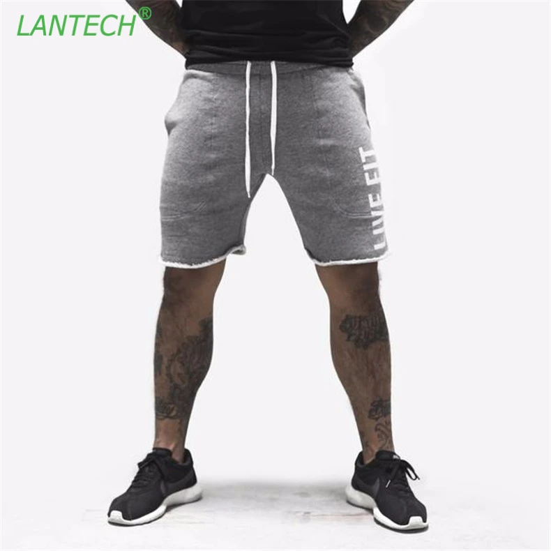LANTECH шорты для бега в тренажерном зале тренировки мышц Спортивная Мужская