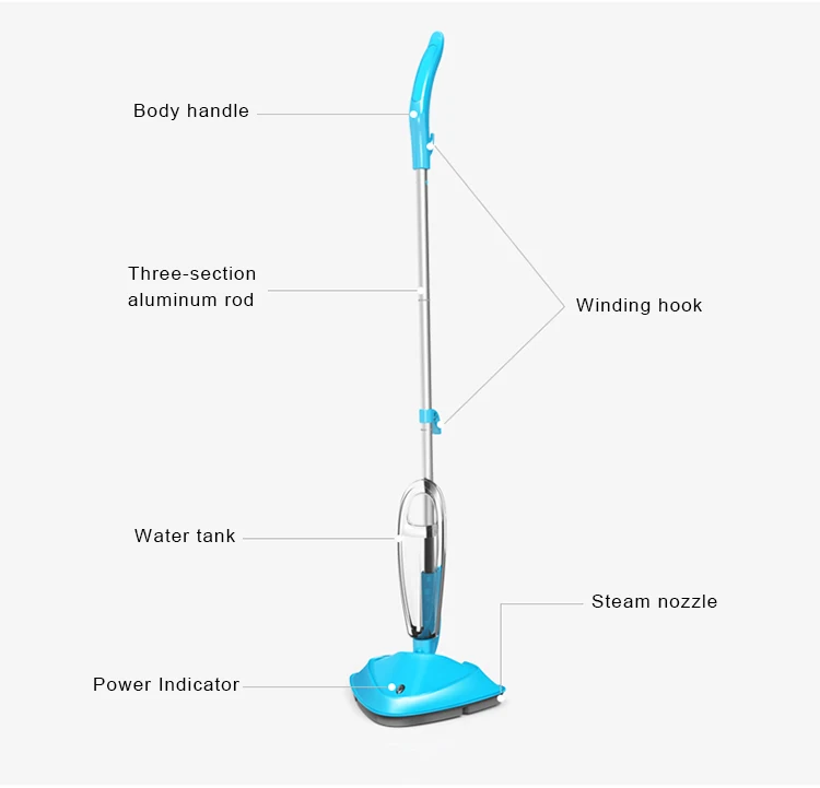 Бытовая многофункциональная Паровая швабра, средство для стерилизации, высокая температура, ручная машина для чистки ковров пола