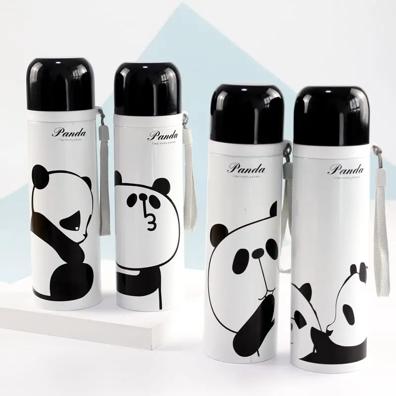 2018 Panda Thermos Bottle 304 Stainless Steel insulated Vacuum Flasks