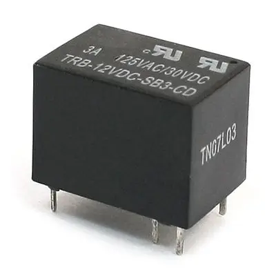 

NEW Coil DC 12V 6 Pin Terminal SPDT General Purpose Power Relay Black