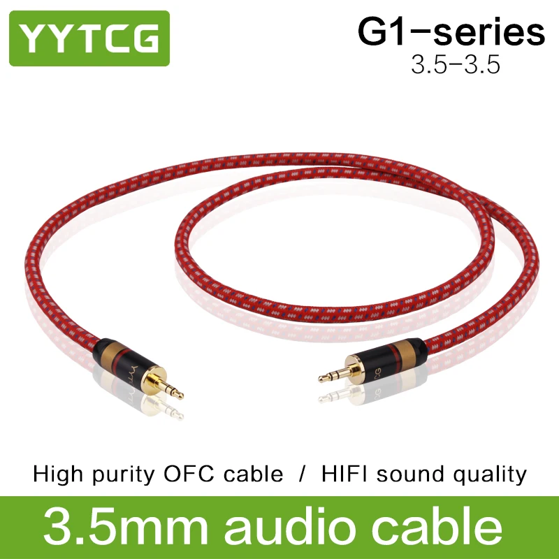 YYTCG HIFI 3 5 мм до аудиокабель для наушников Iphone телефона автомобиля динамика вспомогательный кабель шнур мини