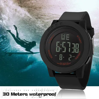 

Luxury Men Analog Digital Military Urvoi Sport LED Ultra Thin Watches For Men Waterproof Wrist Watch relogio feminino