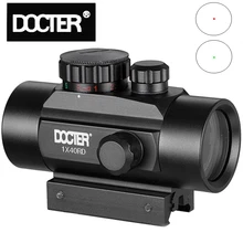 Tactical 1X40 Red Green Dot Sight Scope Optic Collimator Hunting Holographic for Shot Gun Airsoft 11/20mm Rail Mount Riflescopes
