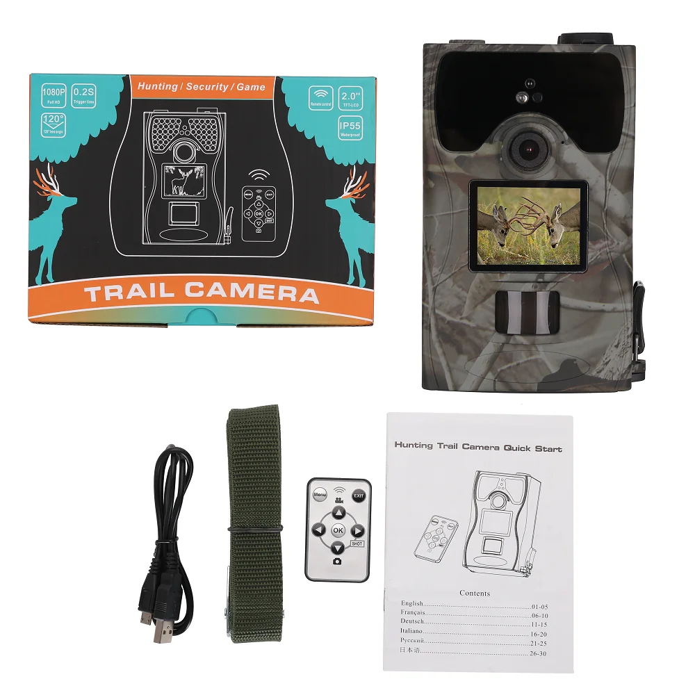 

TCM16C TCM16M Outdoor Hunting Camera 90 Degrees PIR Sensor Hunting Camera Infrared Night Vision 1080P Scouting Stealth Cameras