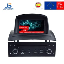 JDASTON 1 DIN восемь ядер 4G + 32 г android-dvd-плеер автомобиля для RENAULT Megane Fluence 2002-2008 WI-FI мультимедиа gps навигации радио