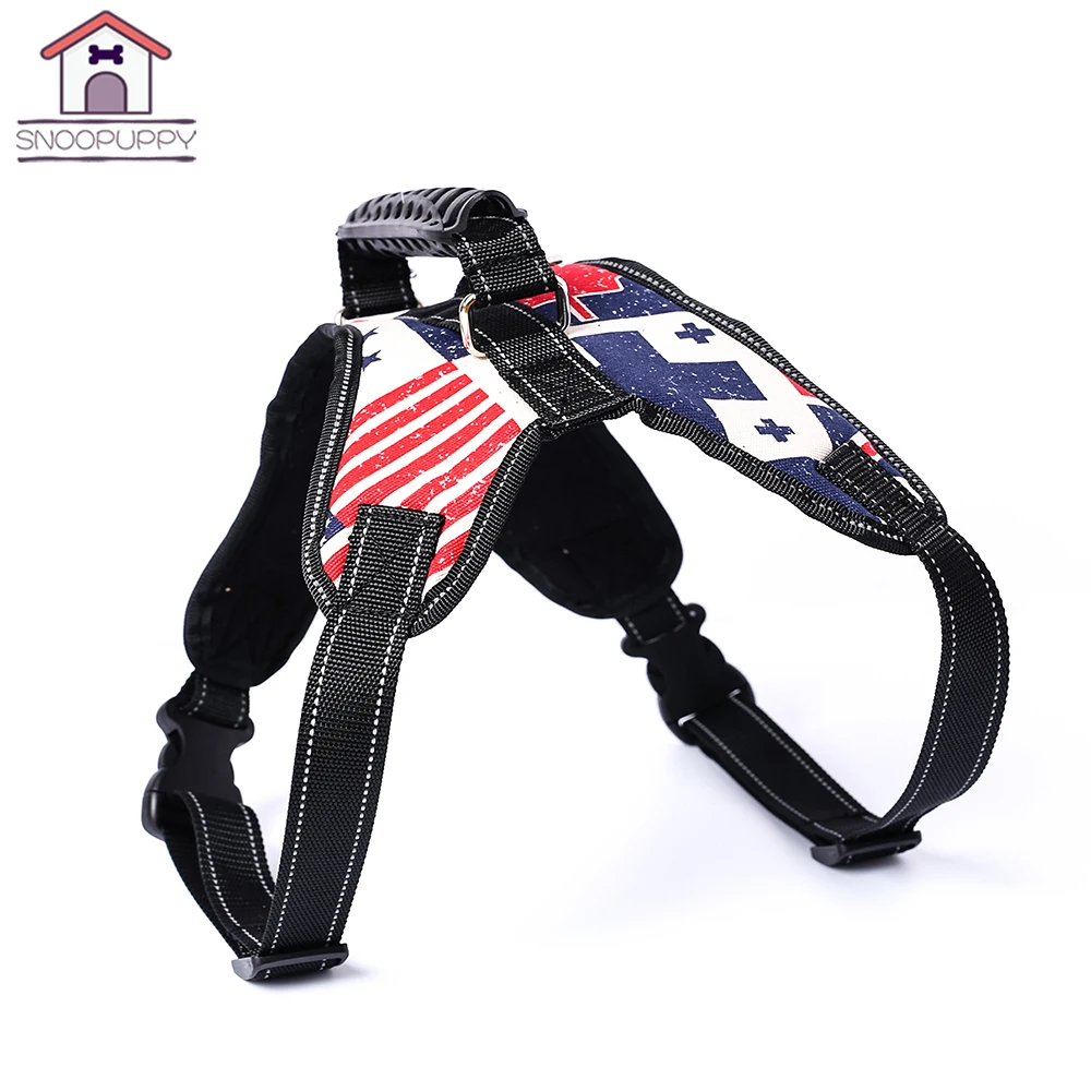 Dog Pet Harness High Quality Oxford Basic Halter Harness Breakaway Dog