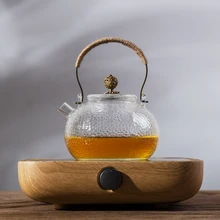 220 v PC электрическая керамическая плита обогреватели Чайник Посуда для напитков Китайский кунг-фу чайный сервиз аксессуары стеклянный чайник держатель кофейник