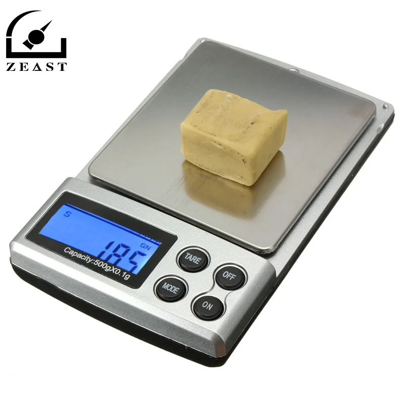 500g x 0.1g Mini LCD Precision Digital Scale for Gold 0.1g Gold Units