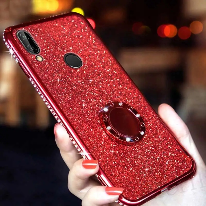 

Luxury Plating TPU Bling Glitter Diamond Cases For Xiaomi Mi8 A2 Lite MI8 SE 6 6X Redmi Note 5 6 Pro 6A Cover Soft Silicone Case
