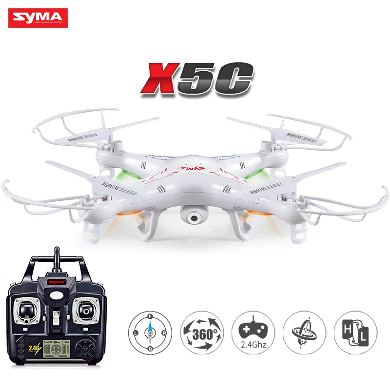 

SYMA Mini Drones With Camera HD 2MP Headless RC Helicopter 2.4G 4CH 6-Axis Remote Control Quadcopter RC Drone Profissional