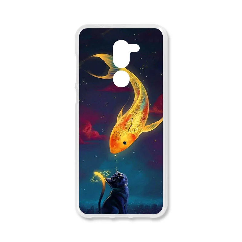 Чехол с Bolomboy рисунком для Alcatel 3x, чехол, силиконовый мягкий ТПУ чехол s для Alcatel 3x 5058Y, чехол с милыми дикими цветами и животными, 5,7 дюймов