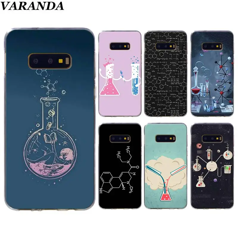 

Biology Chemistry Phone cases for Samsung Galaxy S10 Plus S10e S8 S9 Plus S6 S7 edge A50 Note 8 9 TPU Soft Silicone case
