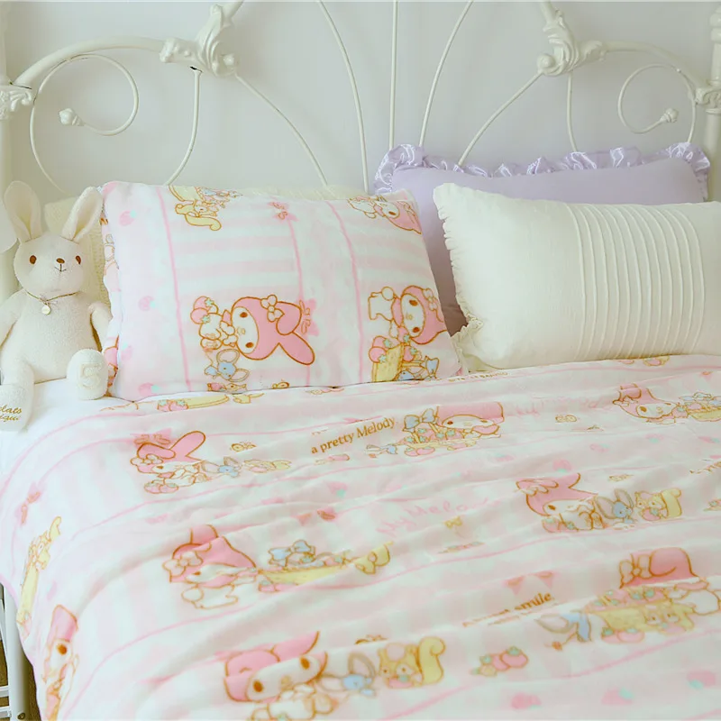 

IVYYE Melody Flower Anime Blanket Plush Velvet Warm Decoration Soft Bed Home Throw Sofa Blankets Unisex Gifts NEW