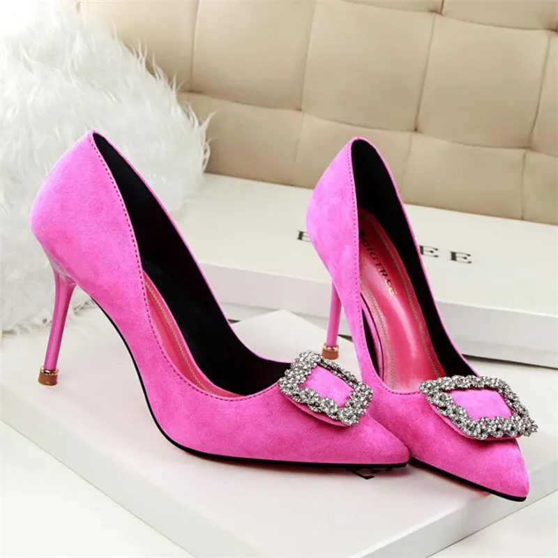 

Women's high heels sexy slim high heel women's shoes stiletto high heel shallow mouth pointed mesh openwork lace single shoes