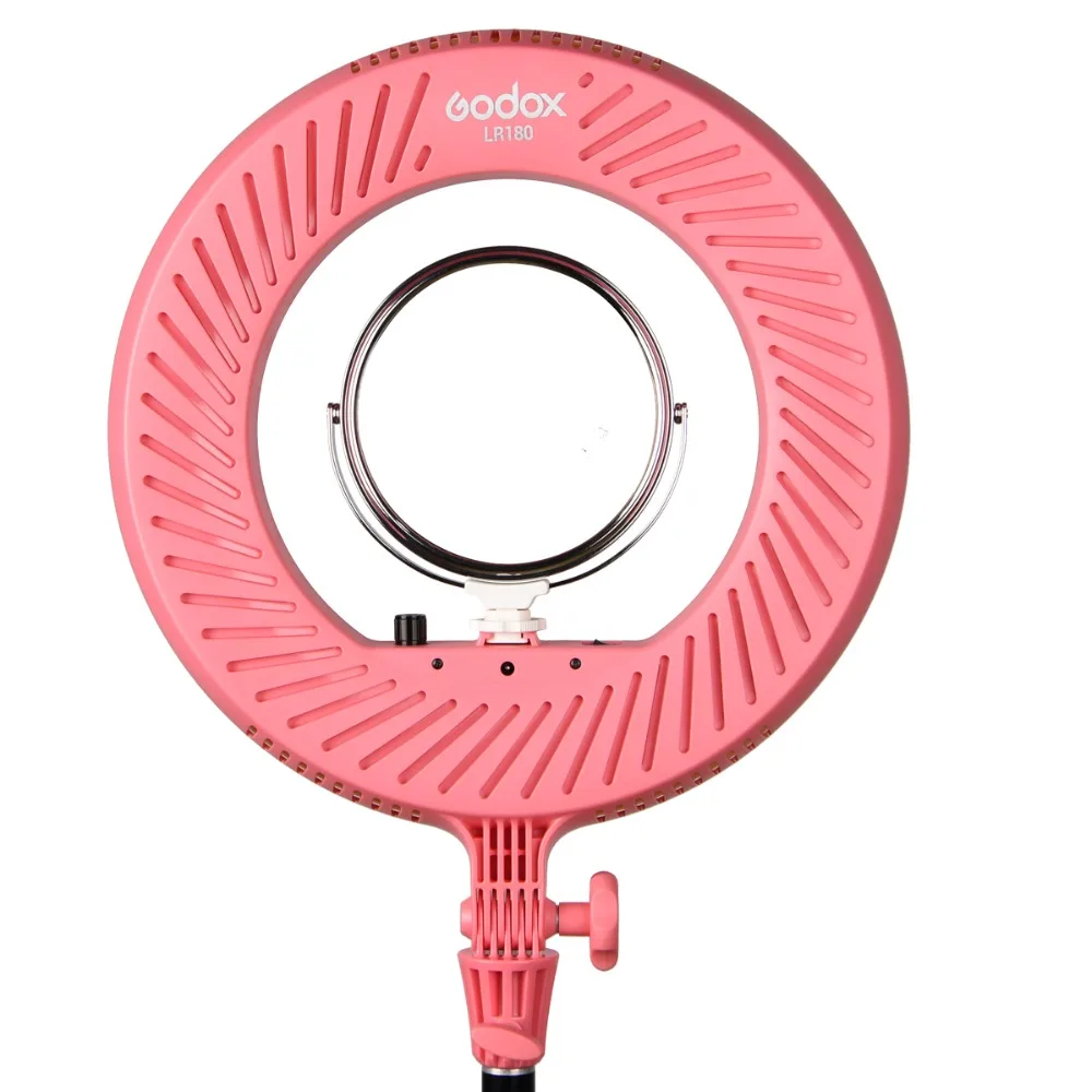 Godox LR180 27 Вт кольцевой светодиодный светильник для видеосъемки с температурой холодного цвета и белым светильник для телефона